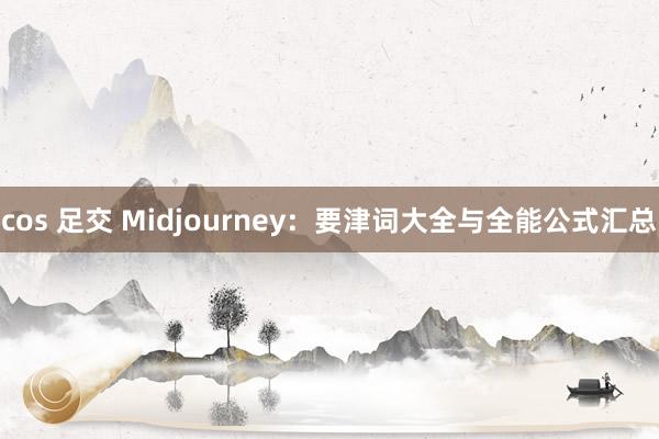 cos 足交 Midjourney：要津词大全与全能公式汇总