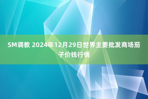 SM调教 2024年12月29日世界主要批发商场茄子价钱行情