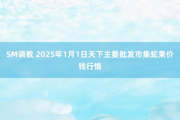 SM调教 2025年1月1日天下主要批发市集蛇果价钱行情